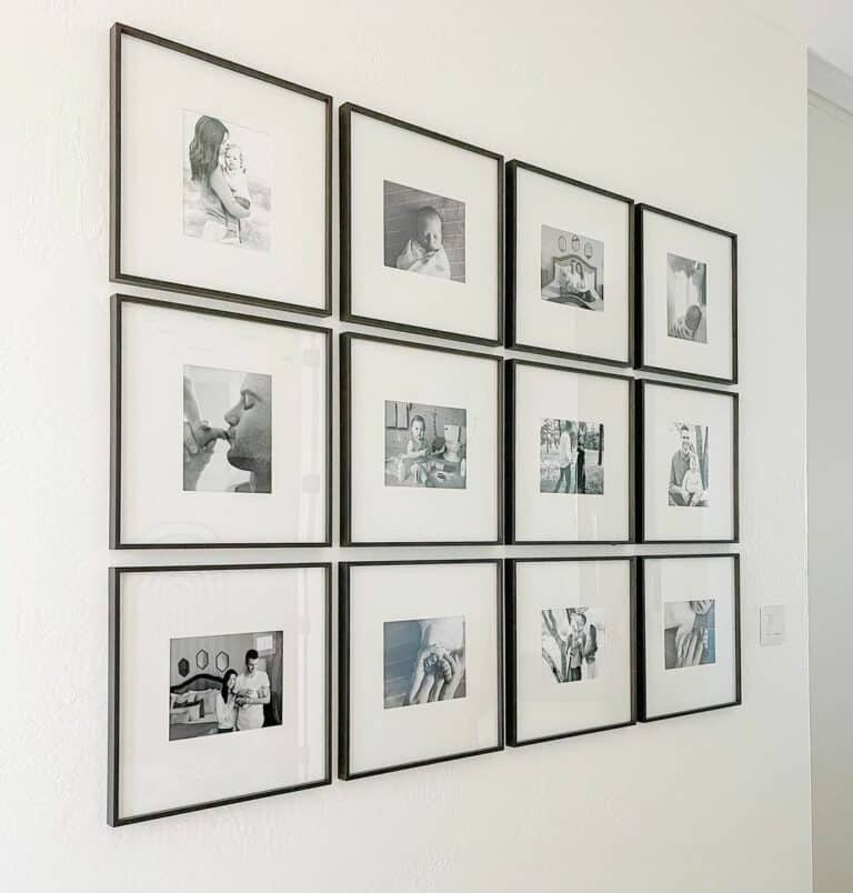 Minimalist Black and White Framed Photographs