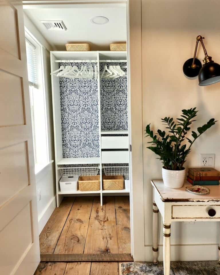 Natural Wood Flooring Flows Between Rooms