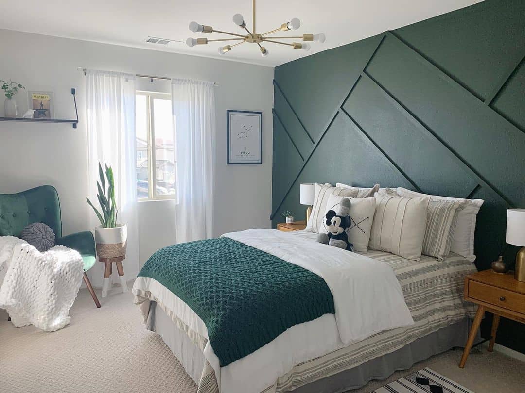 Pine Accent Wall For a Modern Bedroom Soul Lane