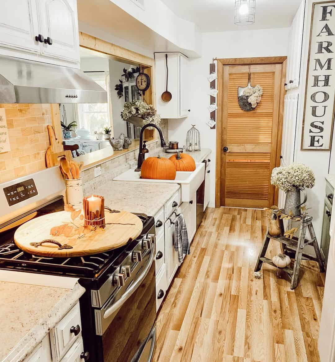 Rustic Kitchen With Pass-through Window - Soul & Lane