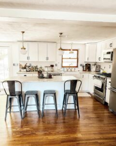 Stained Wood Flooring for a Rustic Aesthetic