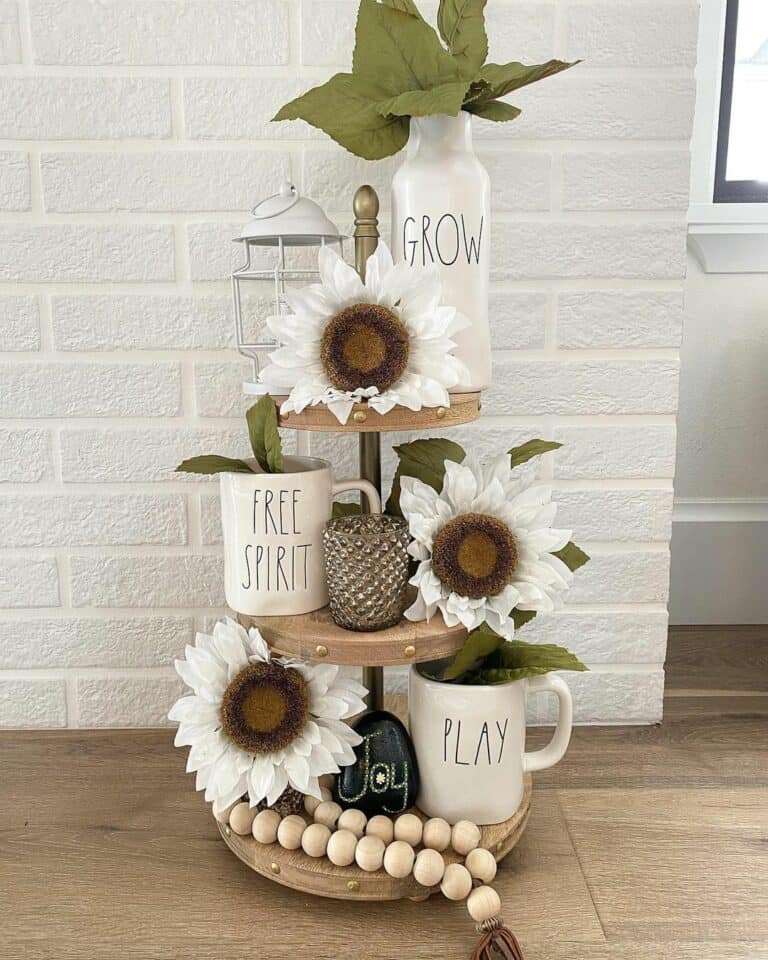  Bee Hive Decor Honey Bee Tiered Tray Decor Bumble Bee  Decorations Summer Spring Sunflower Decor for Home Farmhouse Kitchen  Natural Bee House Bumble Bee Theme Party Decor (B) : Home 