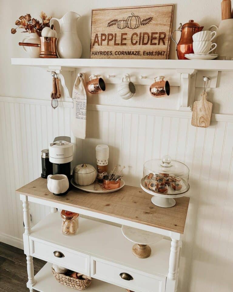 Coffee Cart With a Seasonal Upgrade