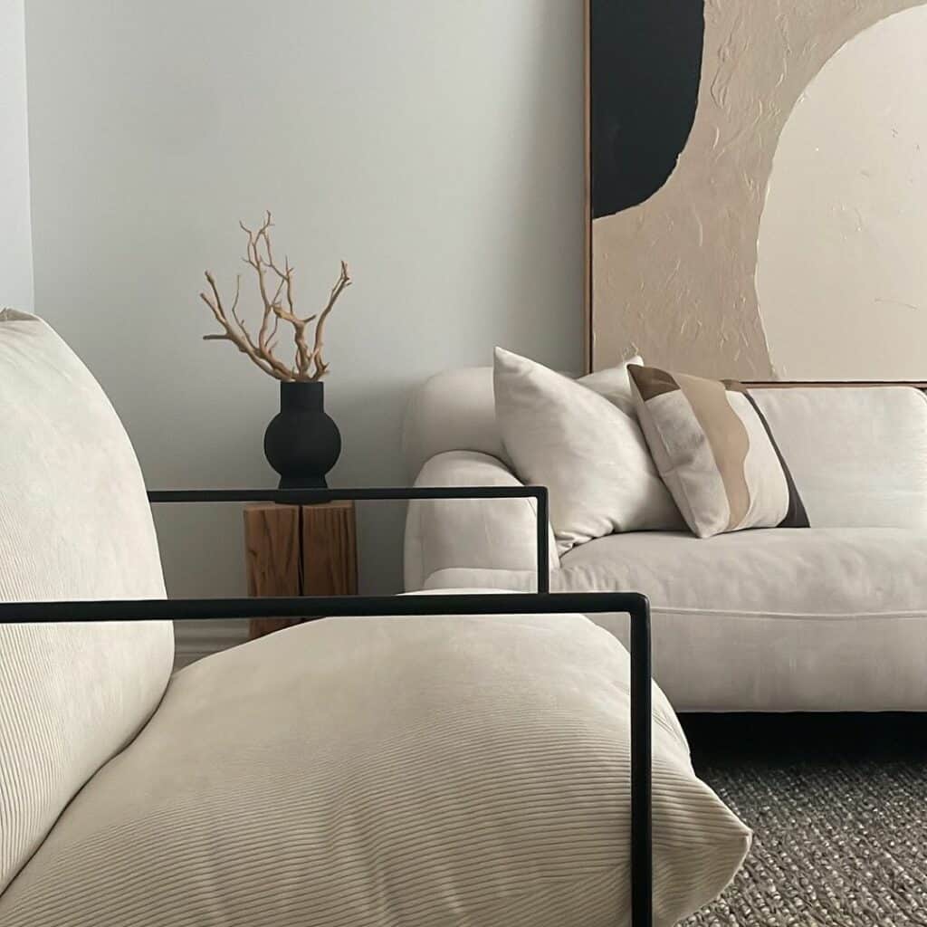 A Sleek Modern Living Room