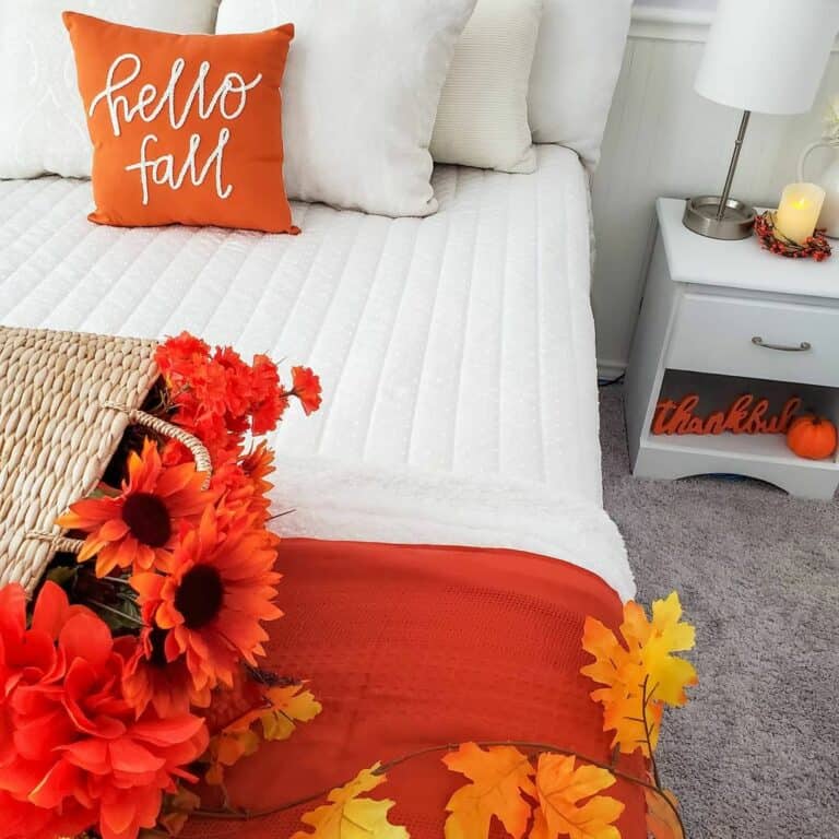 Bedding With a Splash of Color