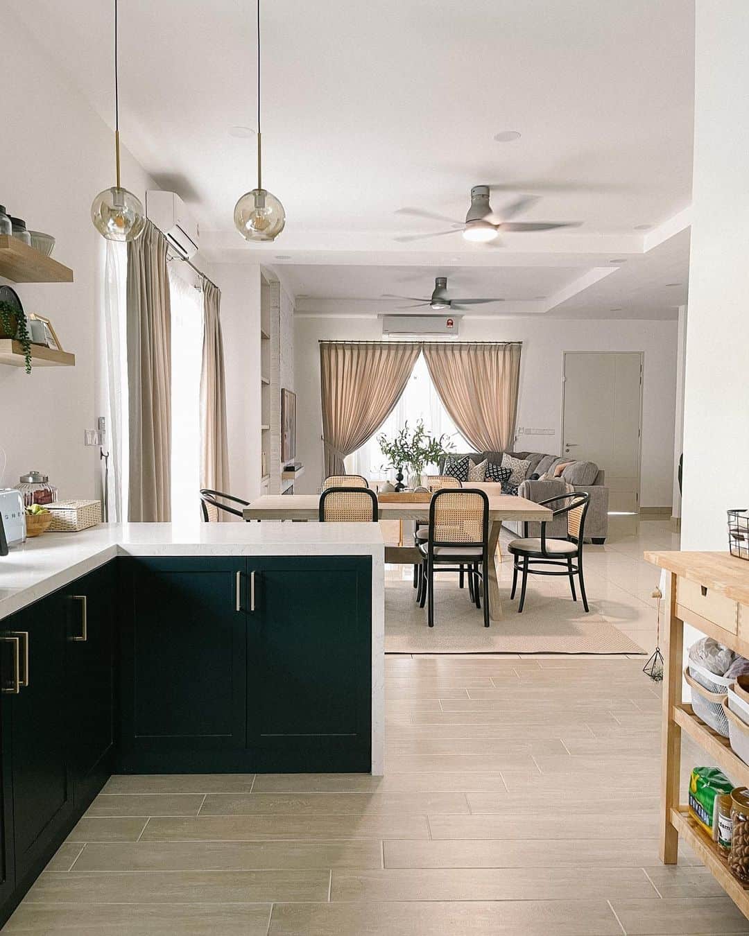 Dark Wood Kitchen Aesthetic
