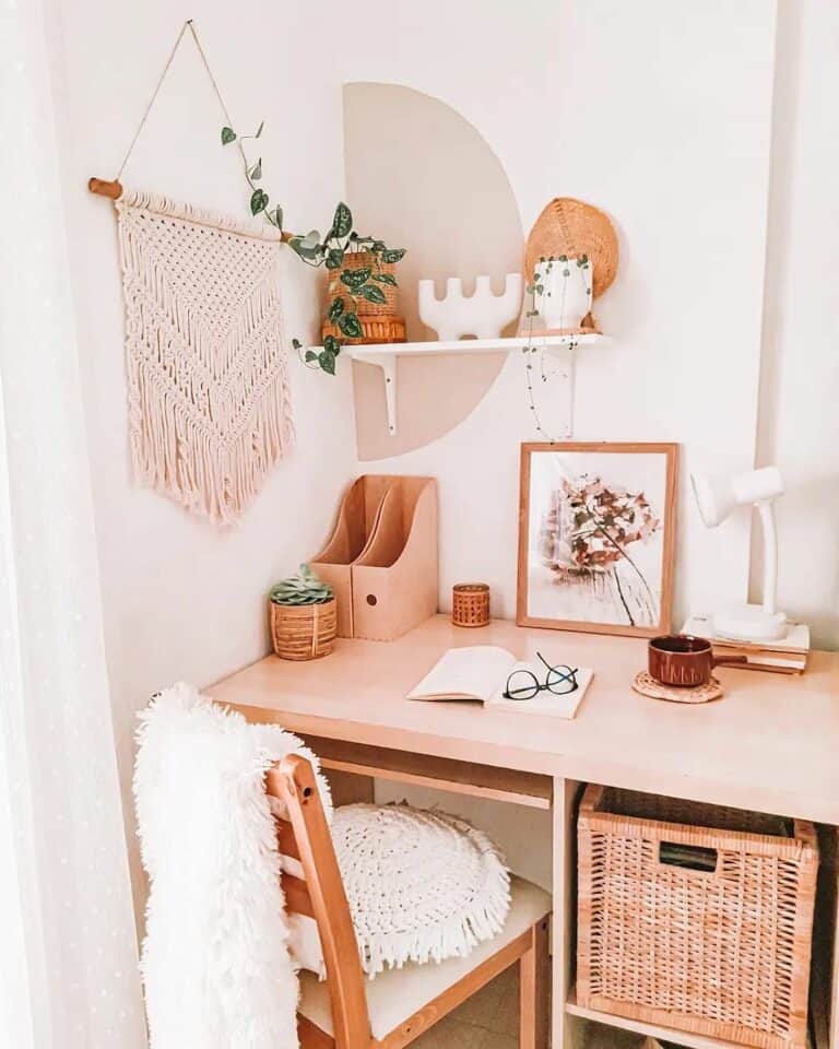 Bohemian-style Small Home Office