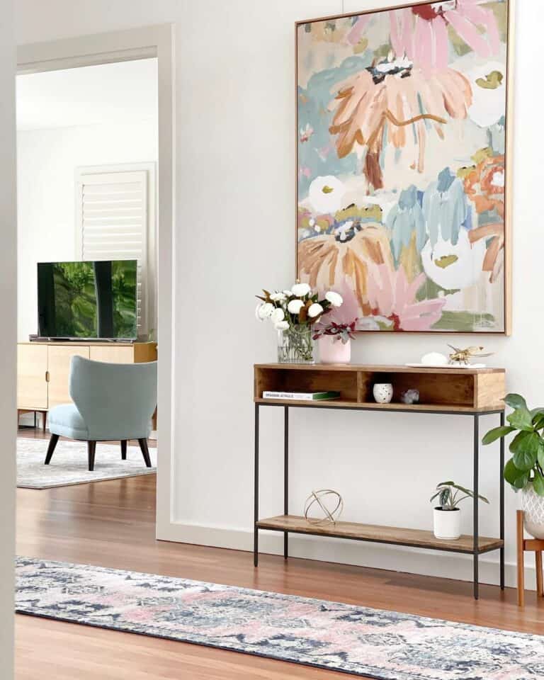 Bright and Bold Floral Entrance