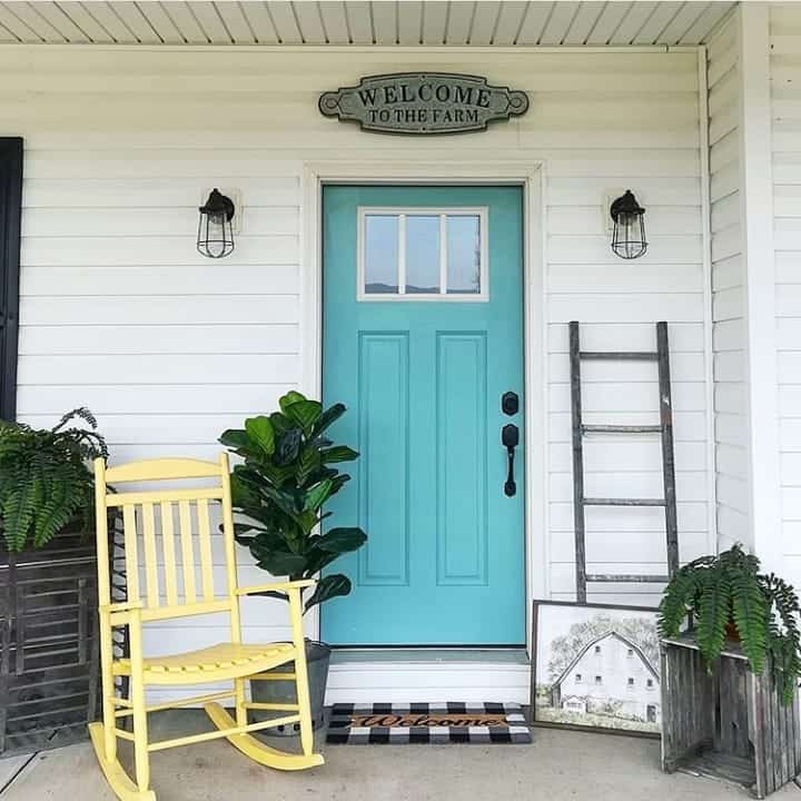 Cheerful Door Color Ideas
