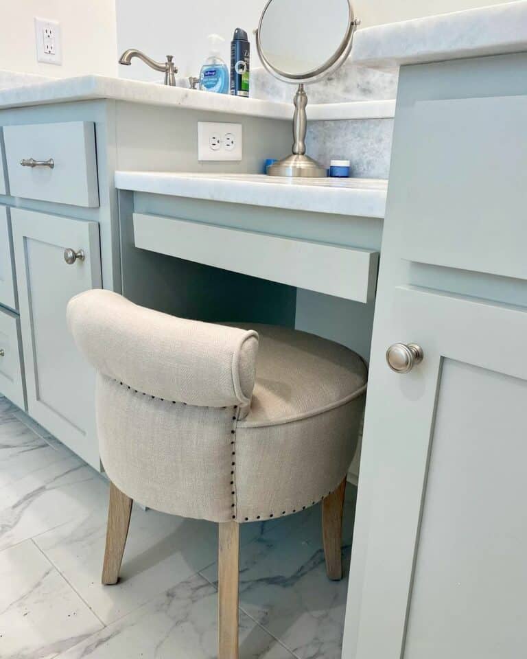 Comfortable Seating for a Vanity