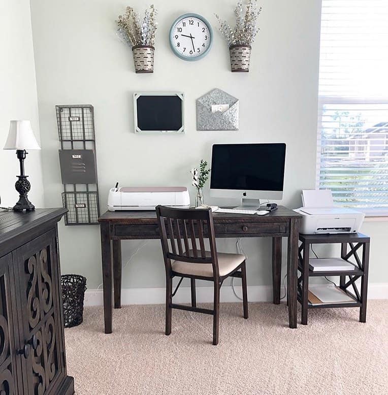 Dark Wood Study Room Ideas