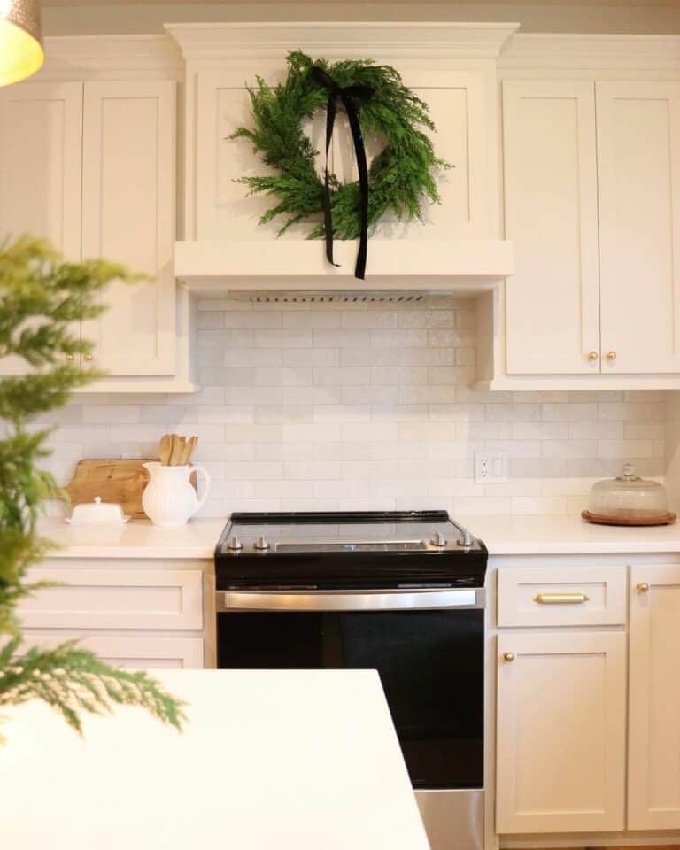 Disguised Hood Vent With Wreath Accent