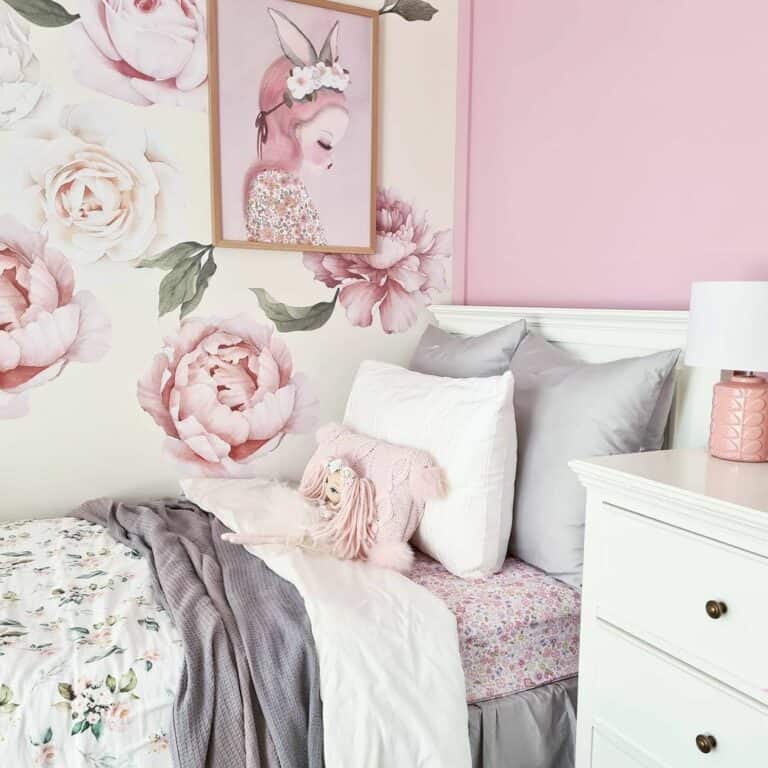 Dreamy Pink Girl's Bedroom