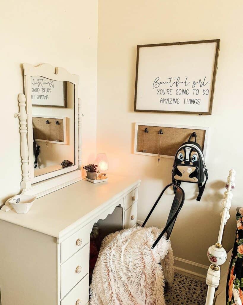 Farmhouse Bedroom With a Warm Glow