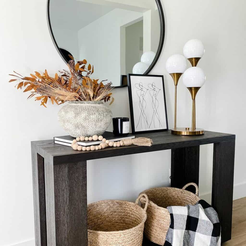 Fresh Entryway With Simple Storage Solution