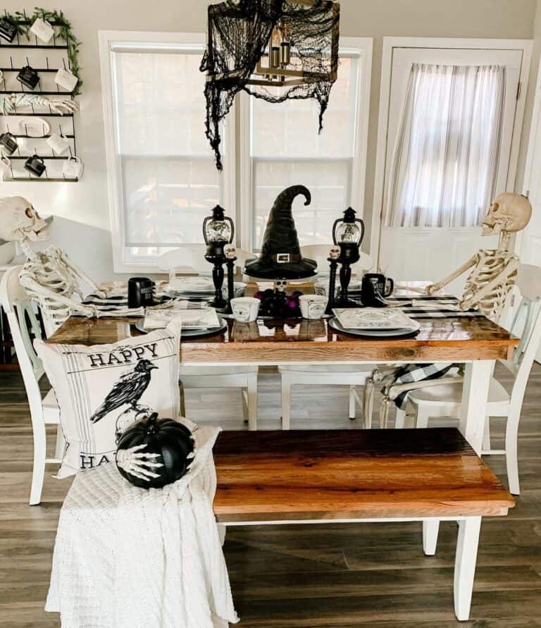 Halloween Décor Ideas for a Formal Dining Room