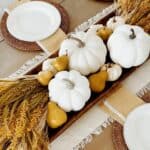 Harvest-themed Dining Room Table Setting