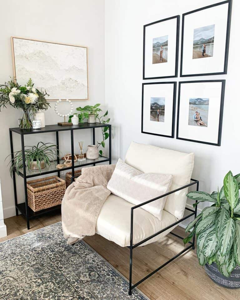 House Plants Perk up a Living Room Corner