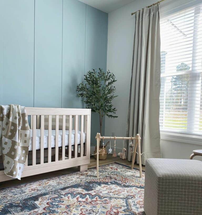 Light Blue Infant Boy's Nursery