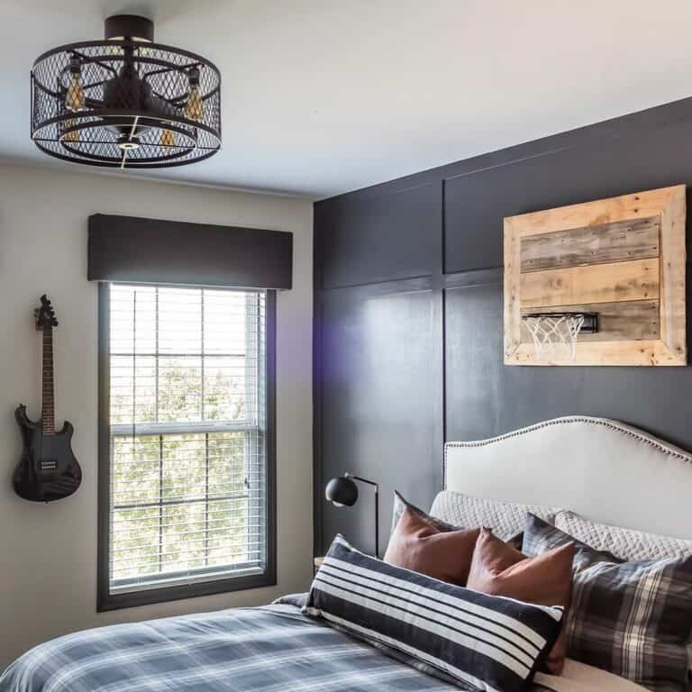 Masculine Bedroom for Teenage Boy