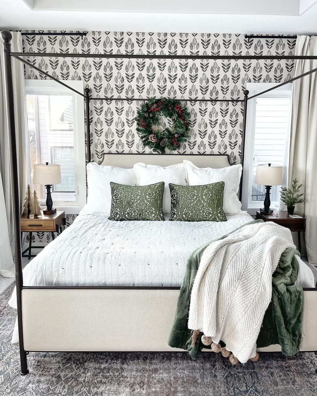 Modern Farmhouse Aesthetic With Floral Wallpaper - Soul & Lane