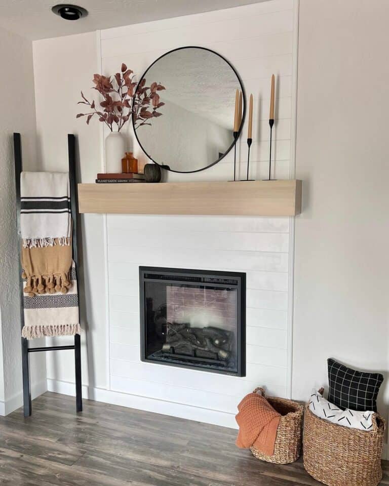 Modern Farmhouse Shiplap Fireplace