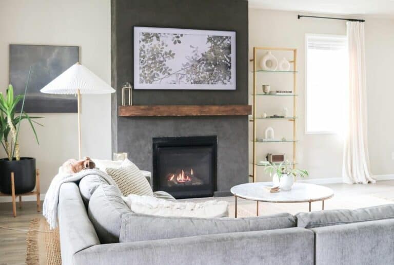Modern Living Room Ideas With Sectionals and Fireplace