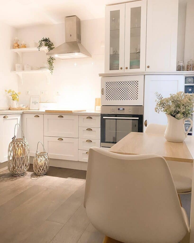 Neutral Kitchen With Light Wood