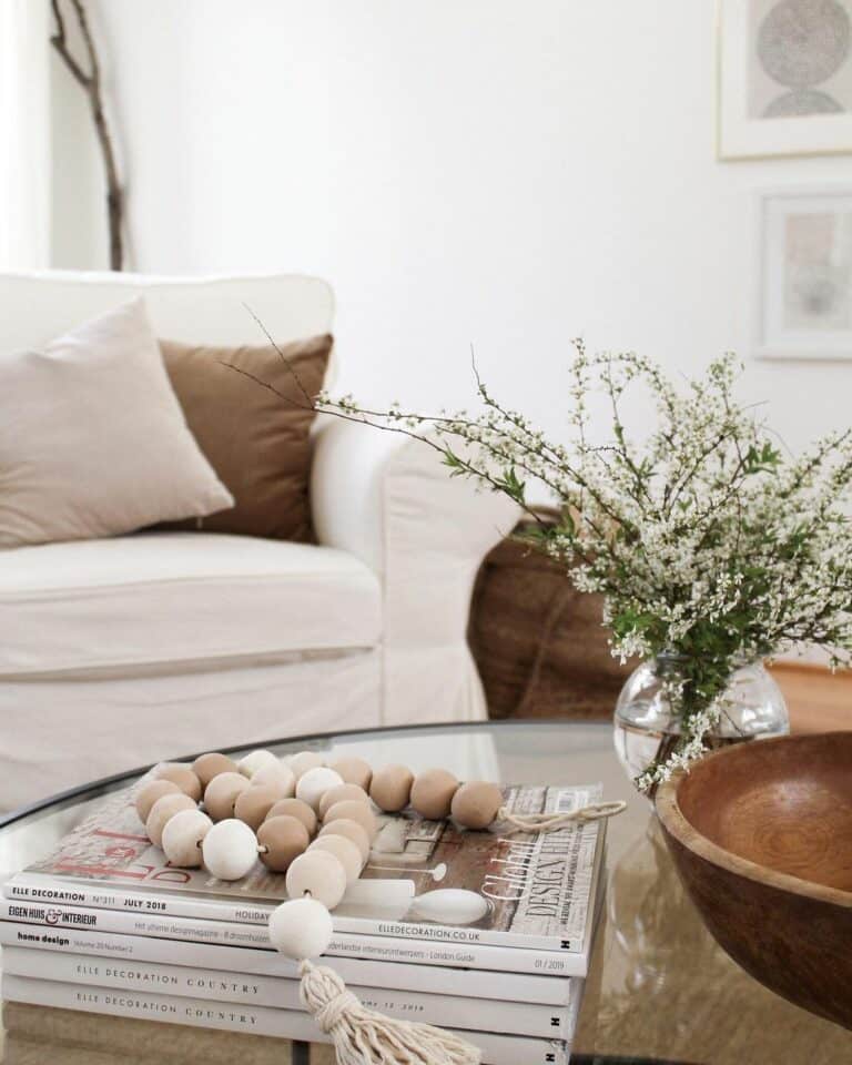 Neutral and Minimalistic Living Room