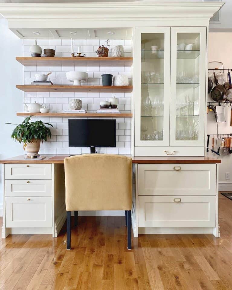 Office Nook in Kitchen