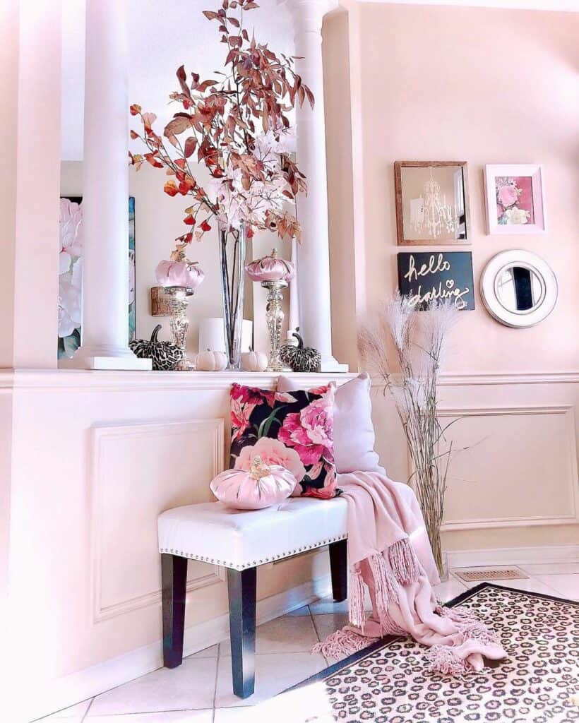 Pretty in Pink Foyer