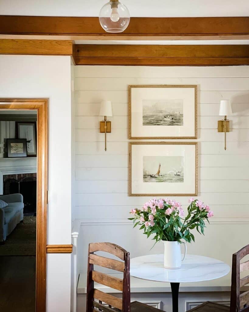 Reclaimed Wood Trim in a Kitchen