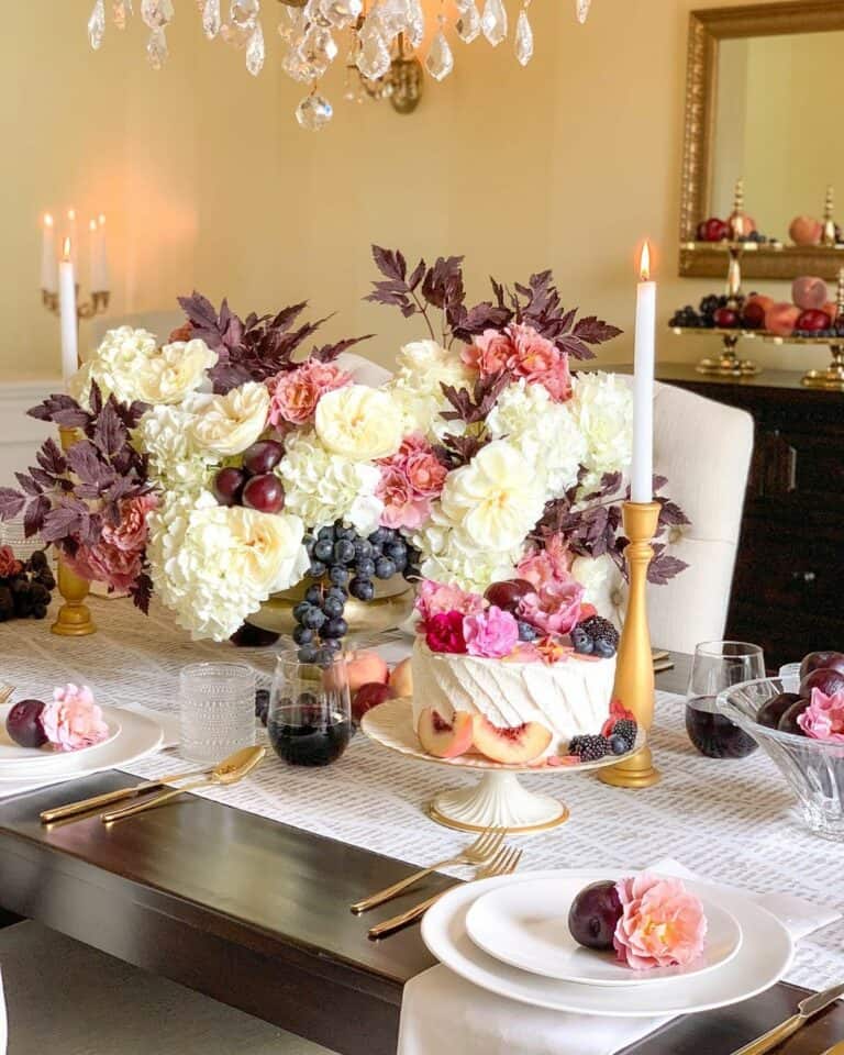 Romantic Pink Table Decoration Ideas