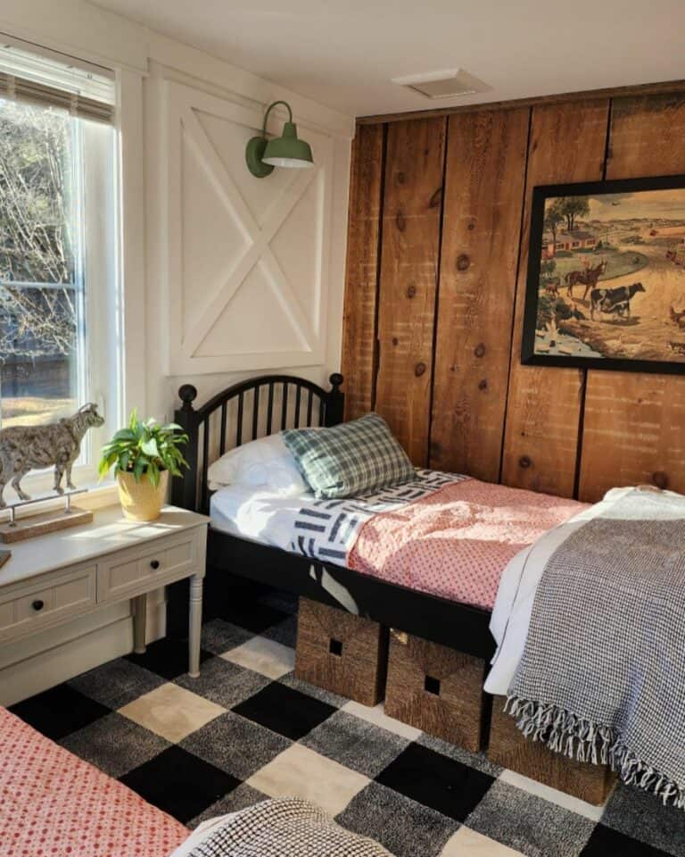 Rustic Country Double Bedroom