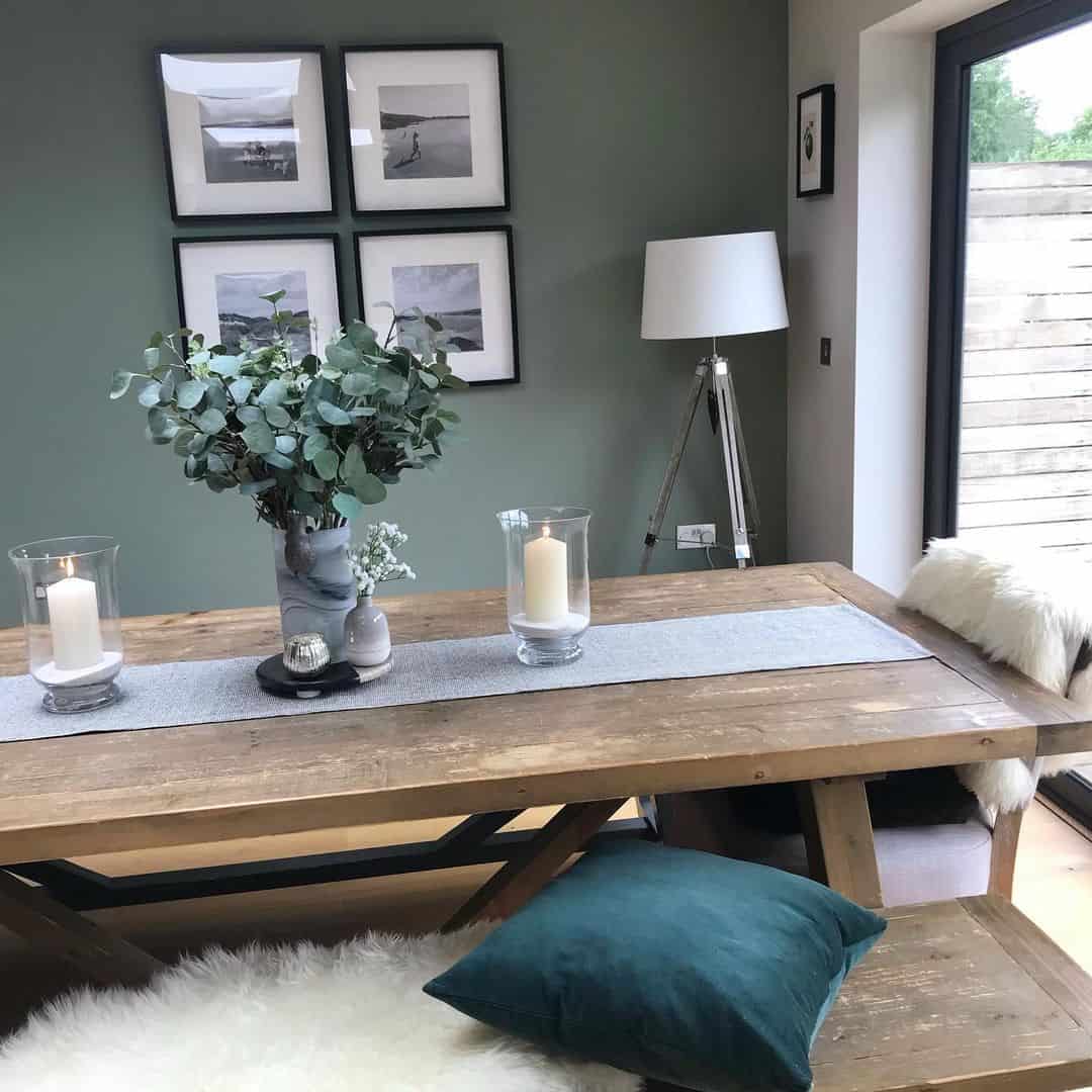Sage Green Accent Wall - Soul & Lane