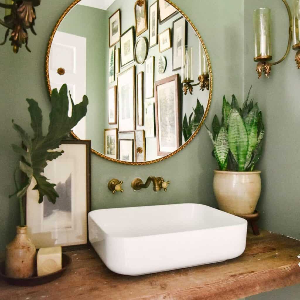 Sage Green Walls for an Earthy Look