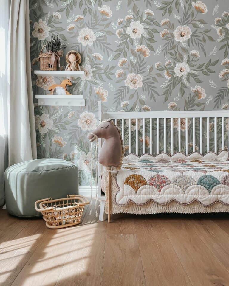 Soft and Peaceful Vintage Nursery