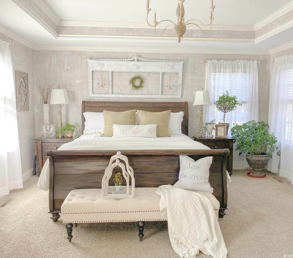 Sophisticated Farmhouse Rustic Bedroom Ideas