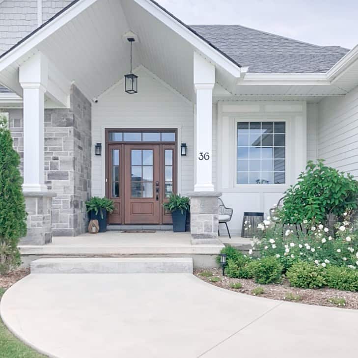 Spacious Porch Features Hidden Seating