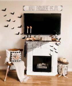 Spooky Halloween Fireplace Inspiration