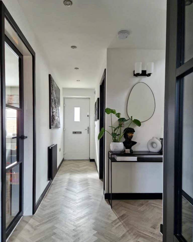 Striking Luxury Modern Entryway