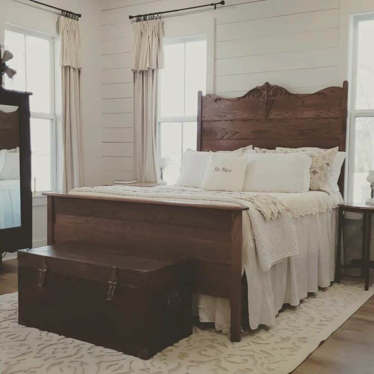 Traditional Wooden Bedframe
