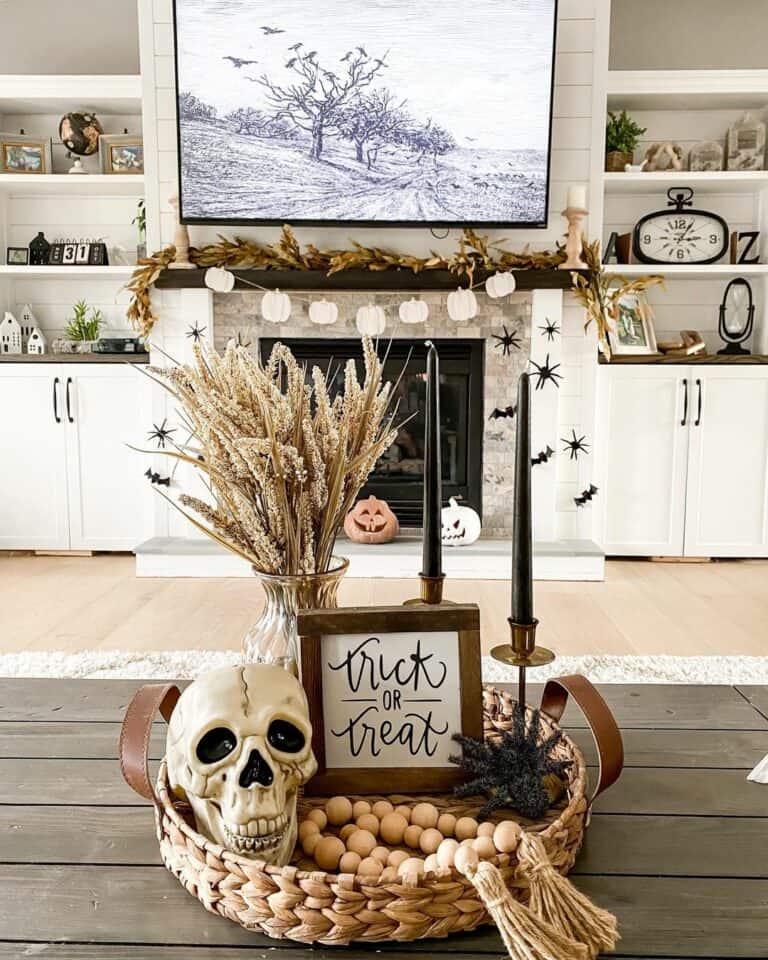 Trick or Treat Living Room Décor
