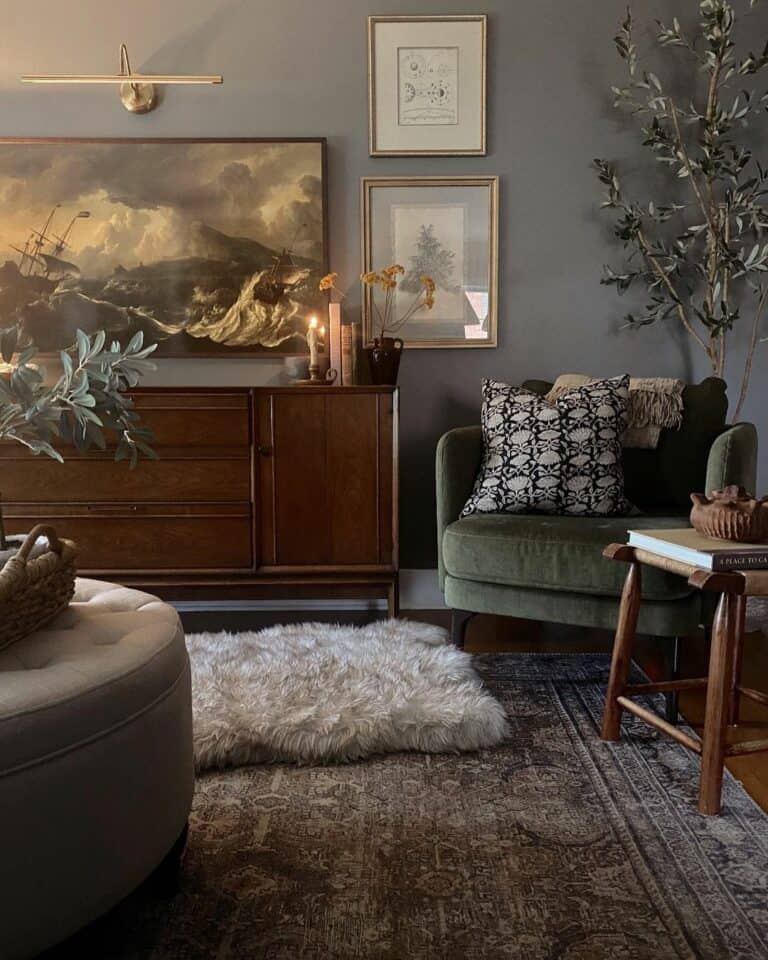 Vintage Furniture Creates a Distinguished Space