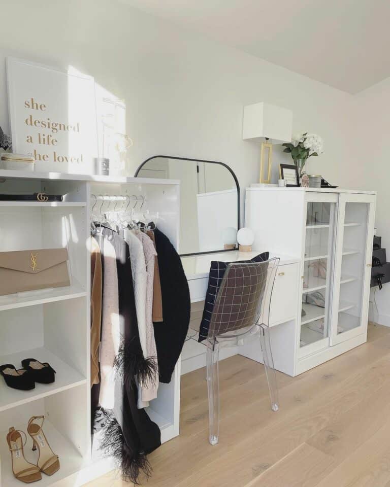 Walk-in Closet With Vanity