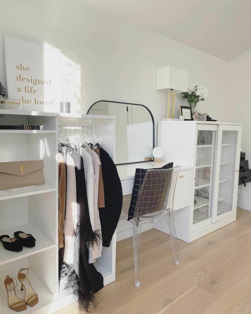 Walk-in Closet With Vanity