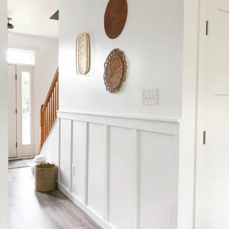 White Board and Batten Entryway