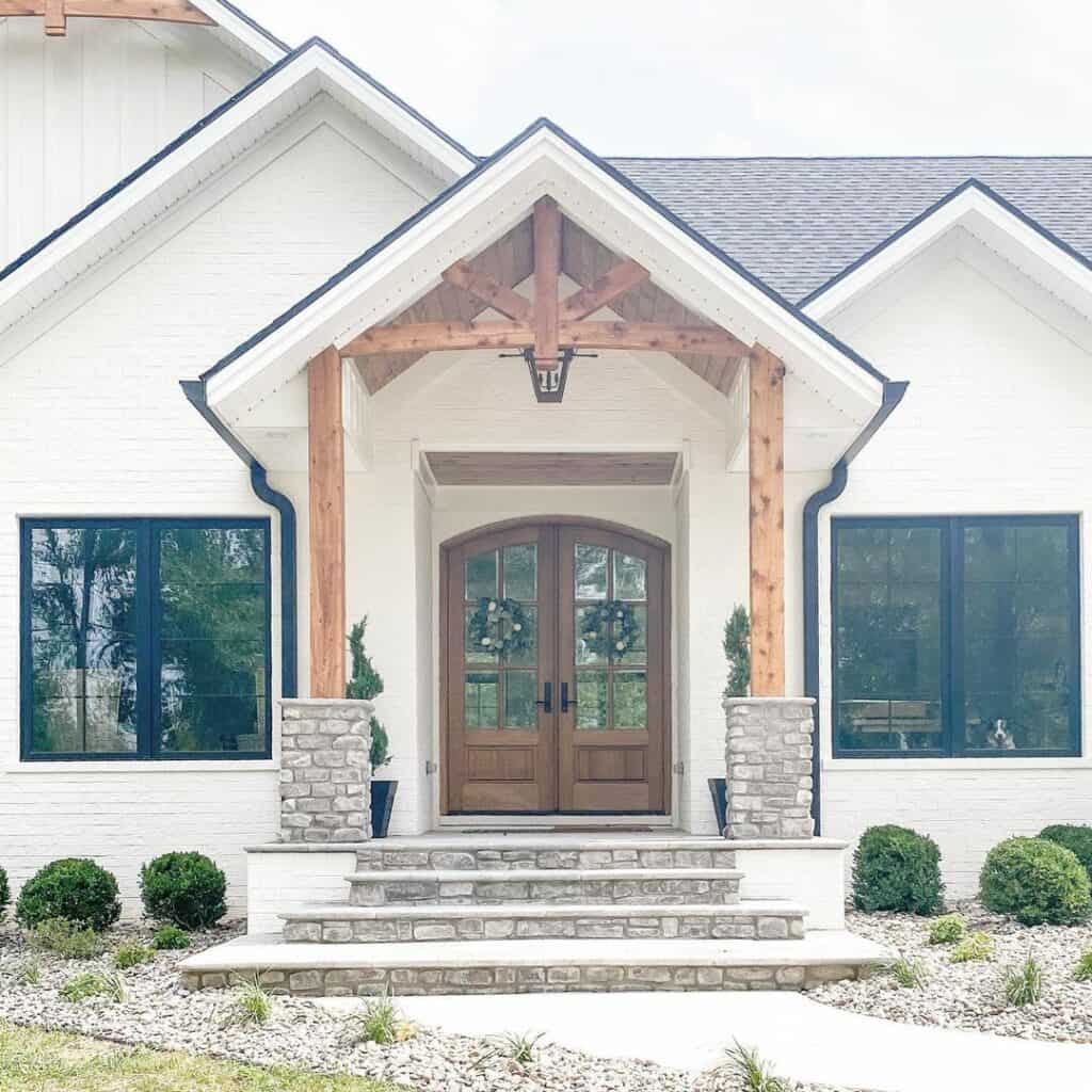 Wood and Arched Front Door Ideas Soul & Lane