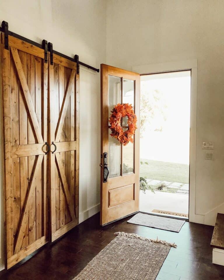 Wooden Doors Add a Rustic Charm
