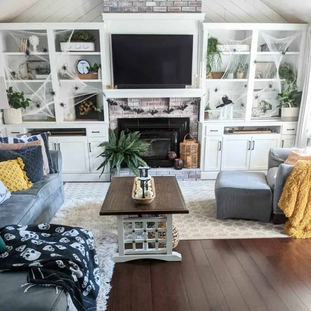 A Cozy Corner Turned Spider's Paradise: Living Room Transformation